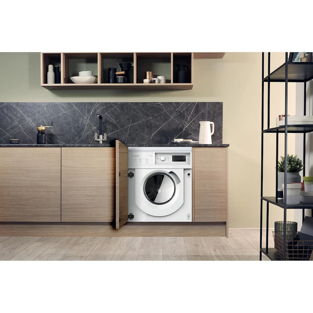 Hotpoint BI WMHG 71484 UK N Integrated Washing Machine - White - Image 7