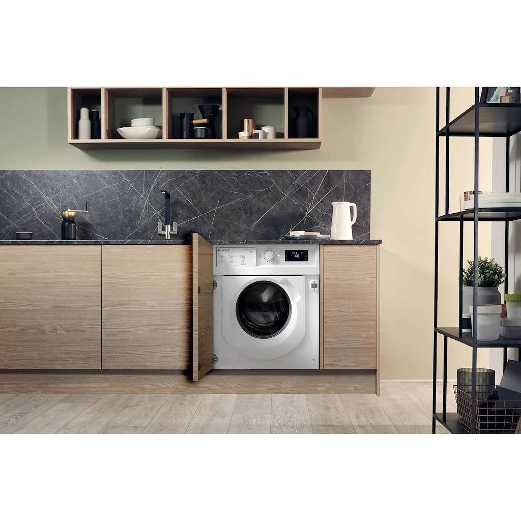 Hotpoint BI WMHG 71484 UK N Integrated Washing Machine - White - Image 8