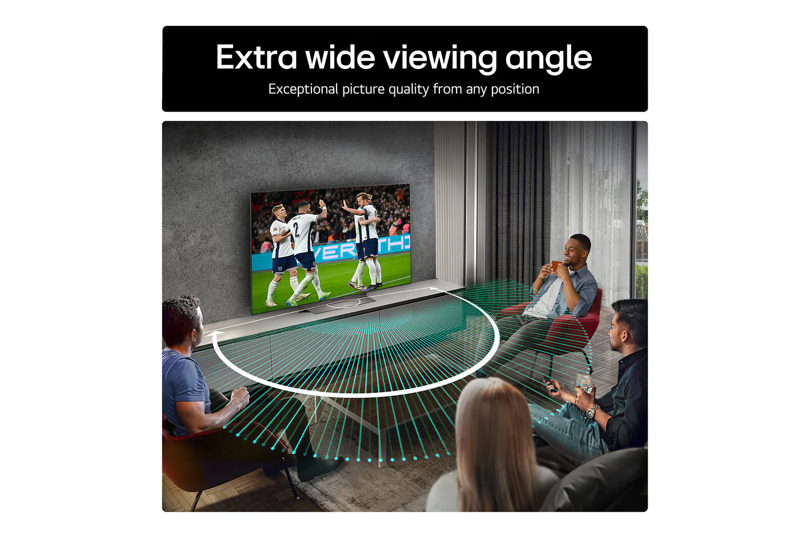 LG OLED65C56LB 65" OLED evo AI C5 4K Smart TV - Image 6