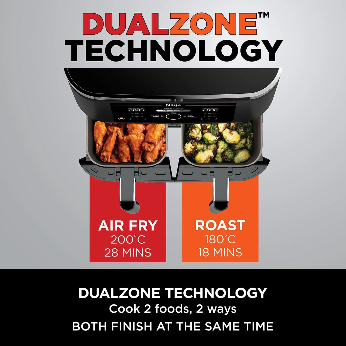 Ninja AF400UK Foodi MAX Dual Zone Air Fryer 9.5L - Image 3