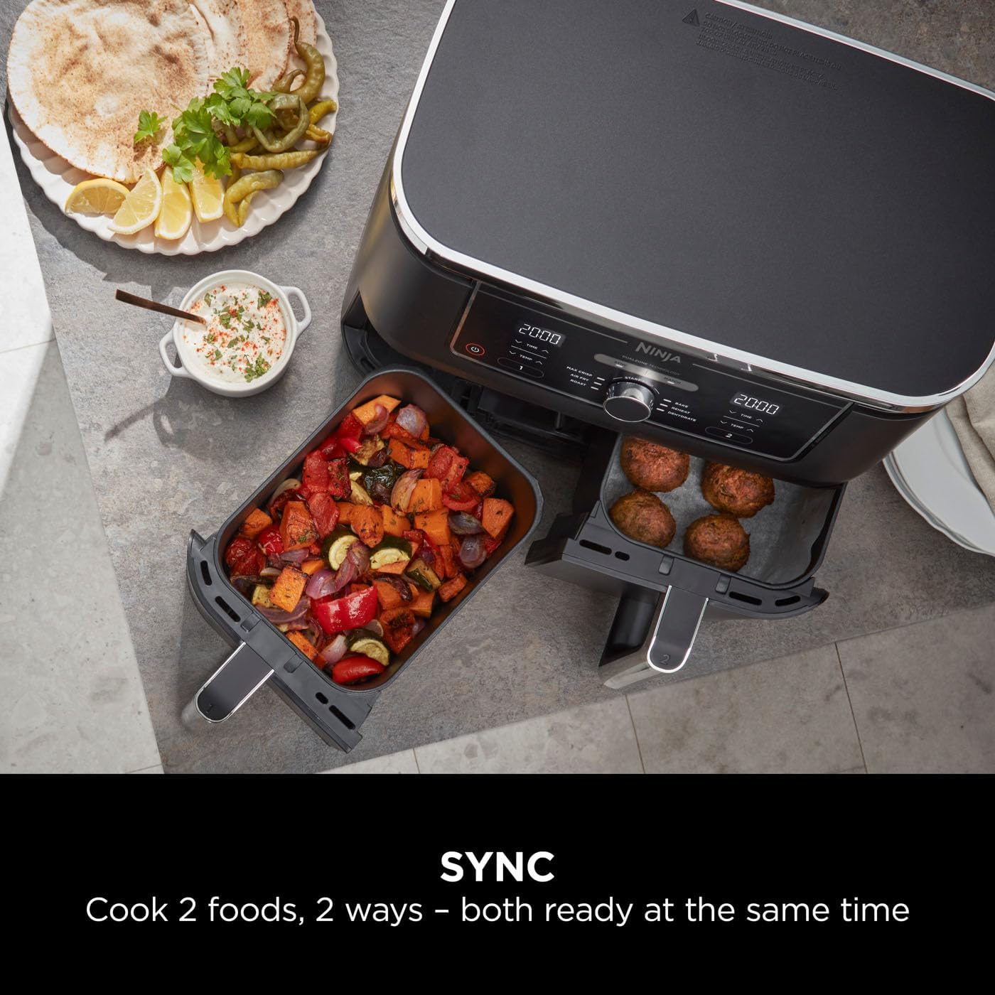 Ninja AF400UK Foodi MAX Dual Zone Air Fryer 9.5L - Image 5