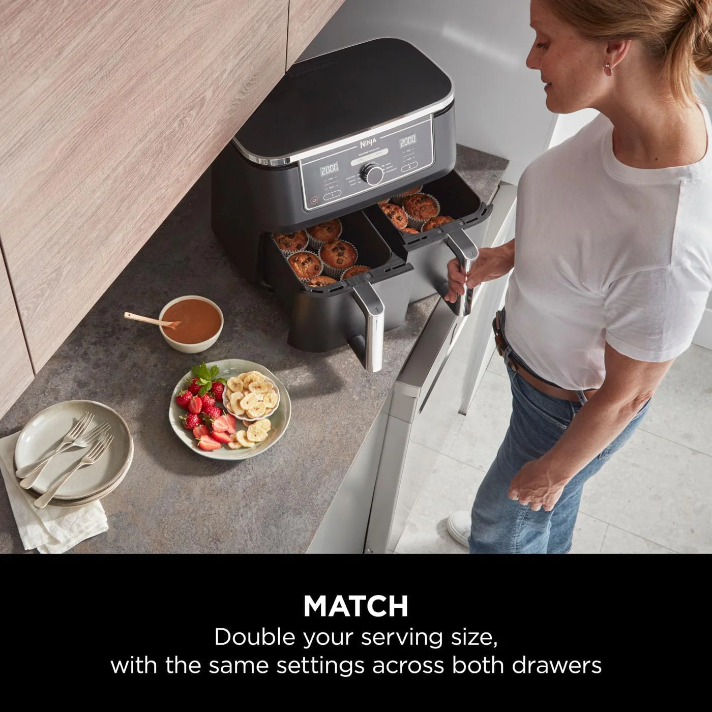 Ninja AF400UK Foodi MAX Dual Zone Air Fryer 9.5L - Image 7