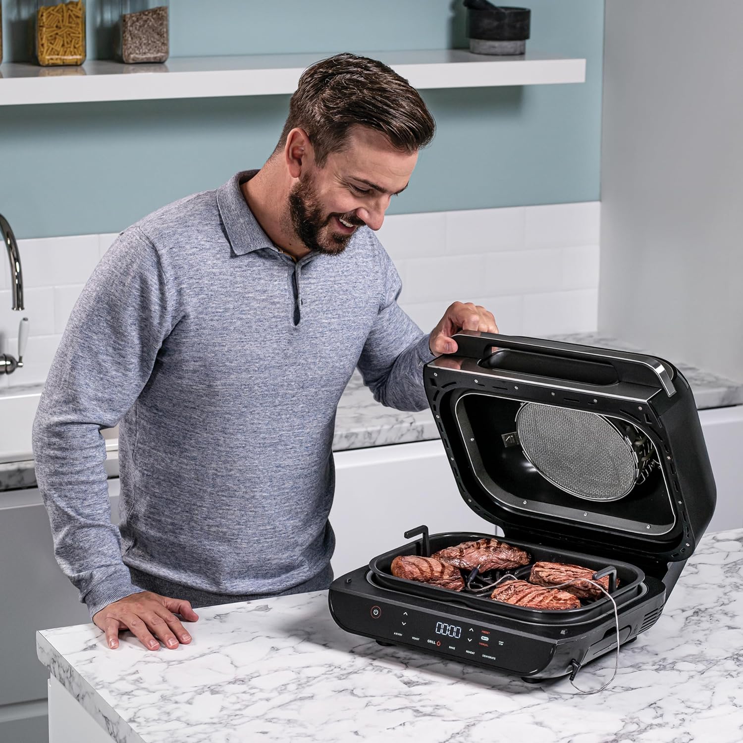Ninja AG551UK Foodi MAX Health Grill & Air Fryer - Image 4