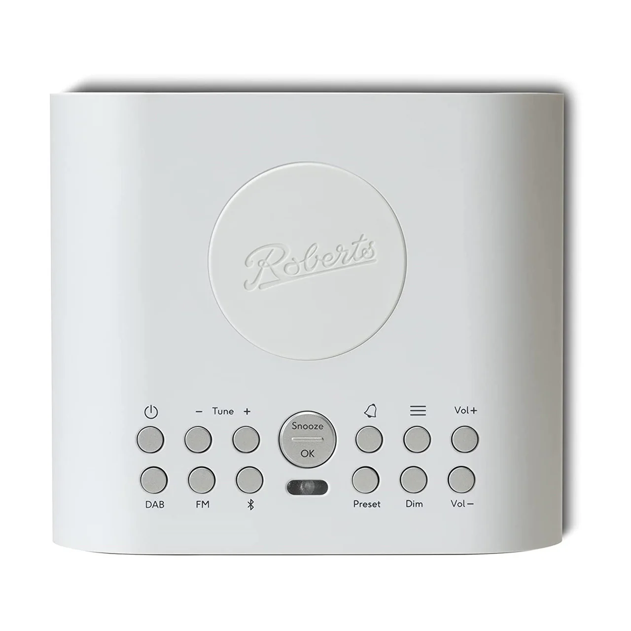 OPEN-BOX RENEWED - Roberts Ortus DAB Charge DAB/DAB+/FM Alarm Clock Radio with Wireless Phone Charger, White - Image 3