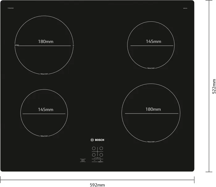 Bosch Series 2, Induction hob, 60 cm, Black - Image 5