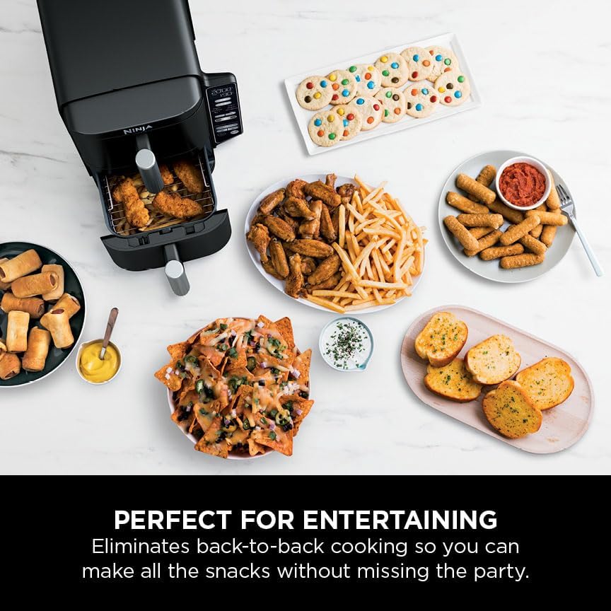 Ninja SL300UK Double Stack 2-Drawer Air Fryer 7.6L - Image 12