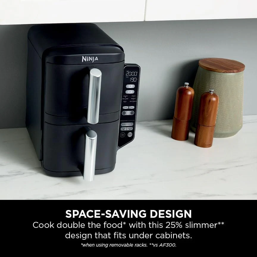 Ninja SL300UK Double Stack 2-Drawer Air Fryer 7.6L - Image 3