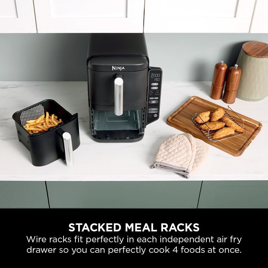 Ninja SL300UK Double Stack 2-Drawer Air Fryer 7.6L - Image 6
