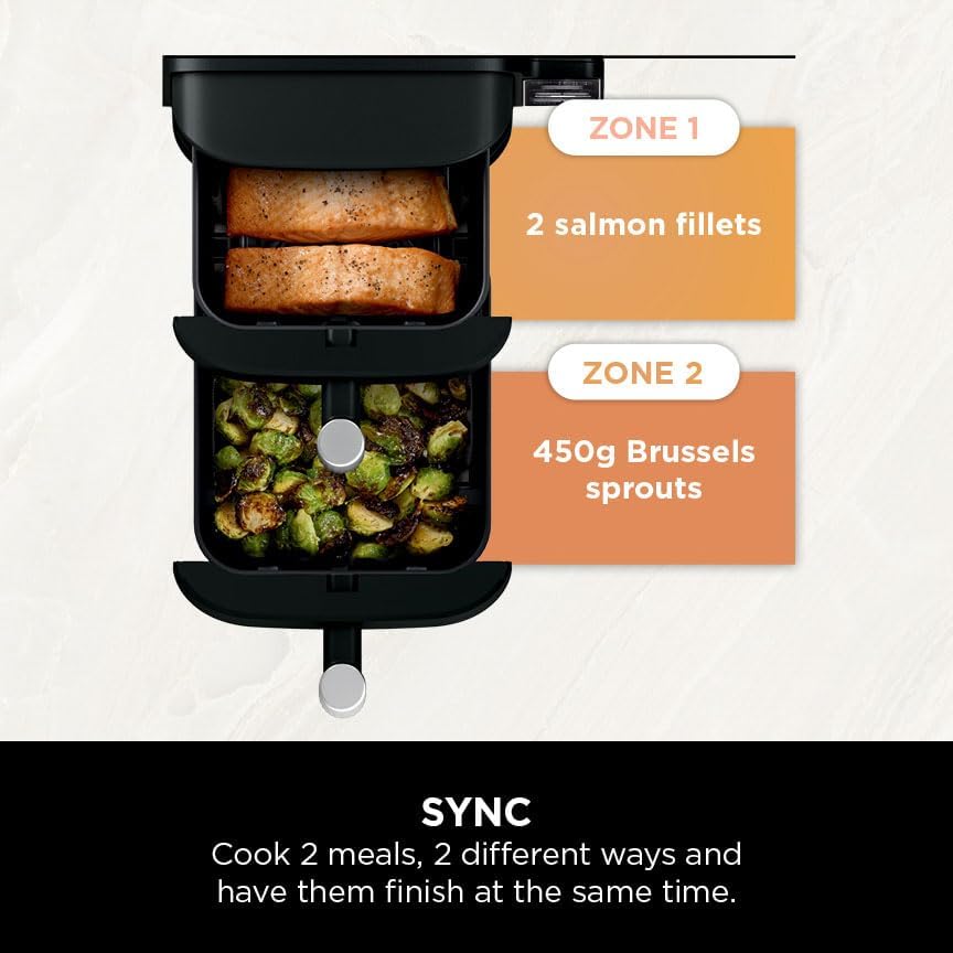 Ninja SL300UK Double Stack 2-Drawer Air Fryer 7.6L - Image 7