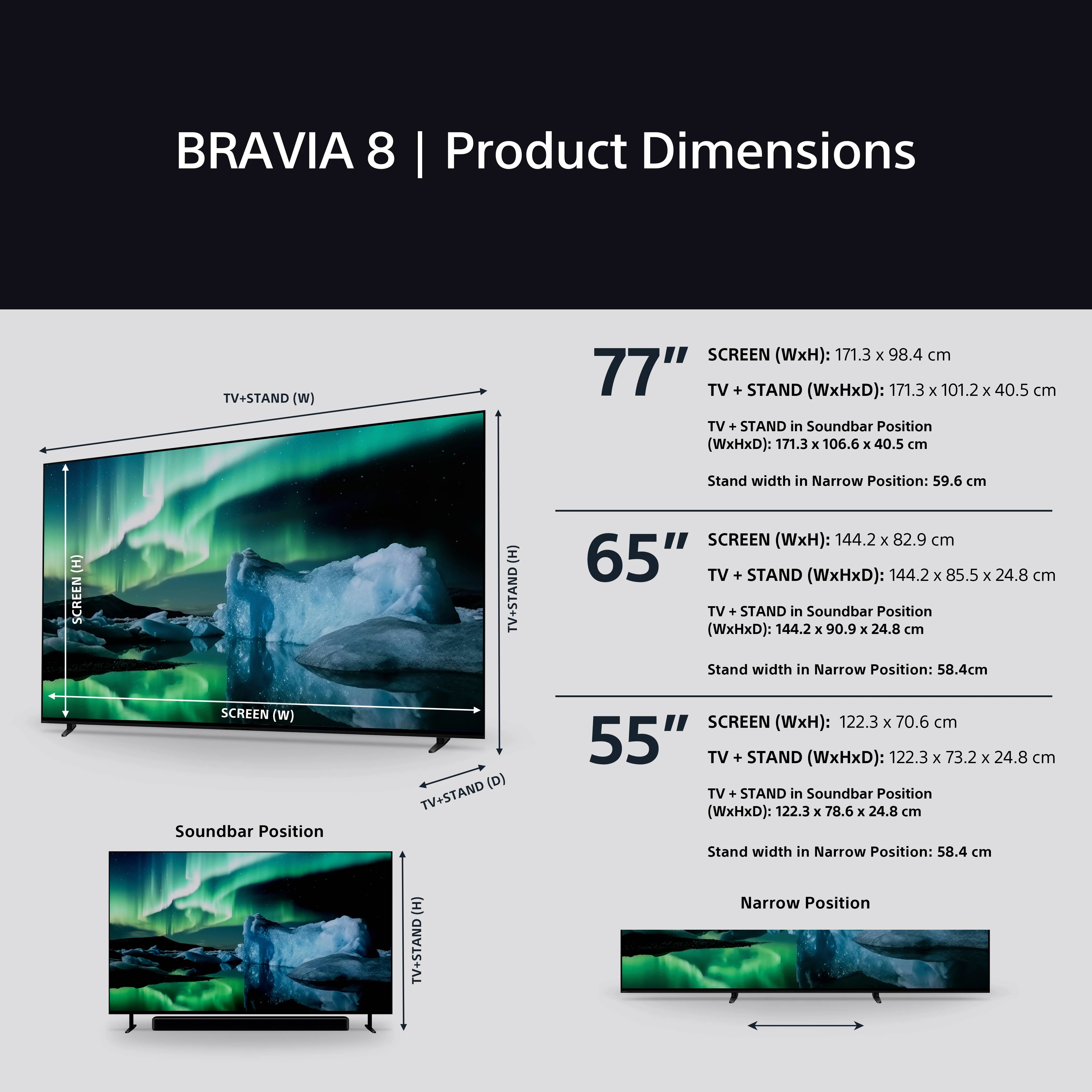 Sony K77XR80PU 77" BRAVIA 8 XR80P OLED 4K HDR Google TV - Image 21