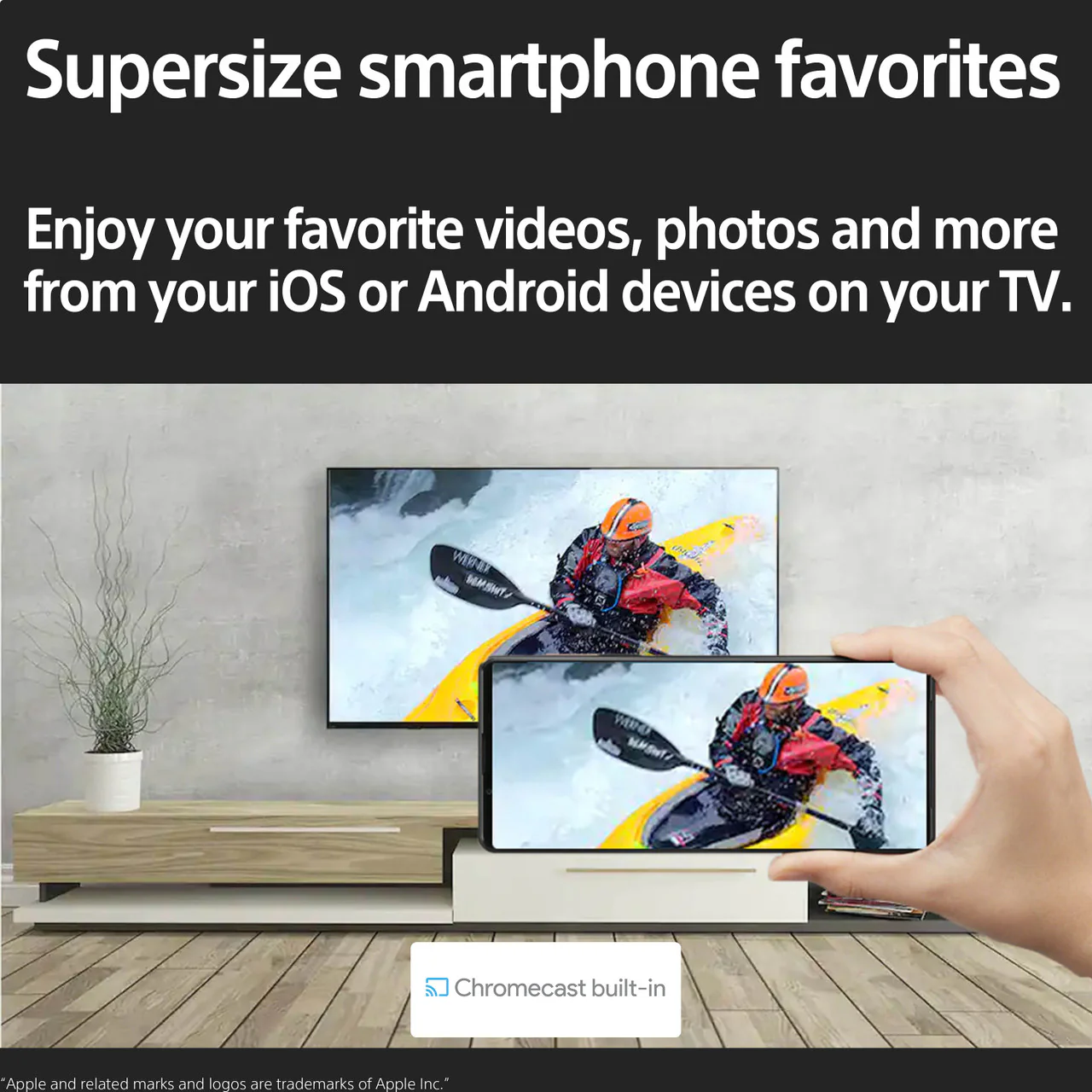 Sony KD-32W800P1U 32" HD Ready HDR Smart TV - Image 5